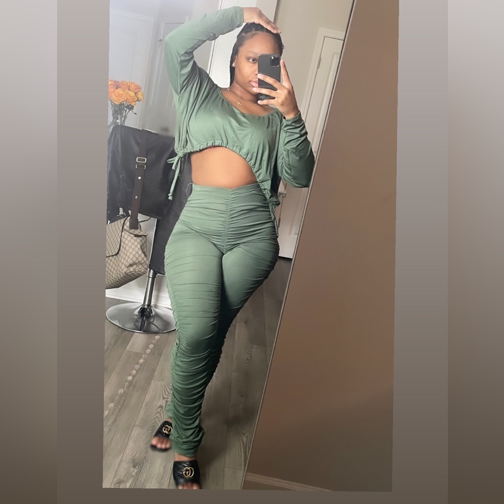 Olive two piece set